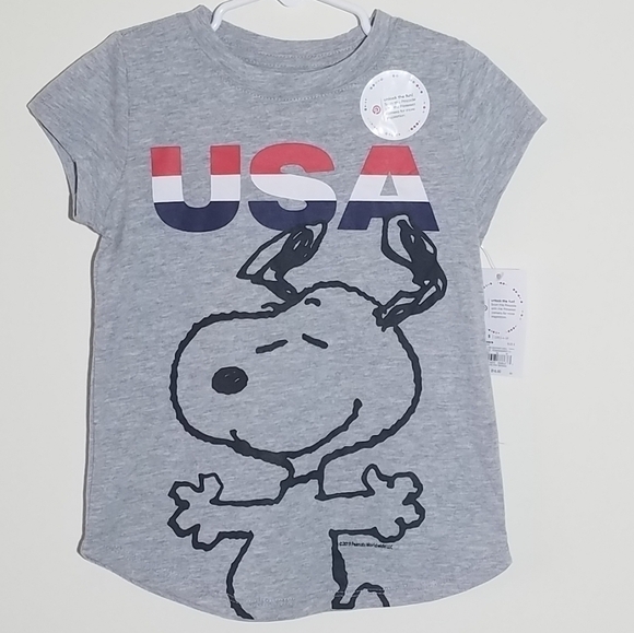 NWT Family Fun Snoopy USA Patriotic Shirt - Picture 1 of 4